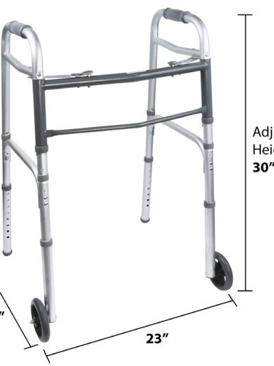 Foldable Walker With Wheels