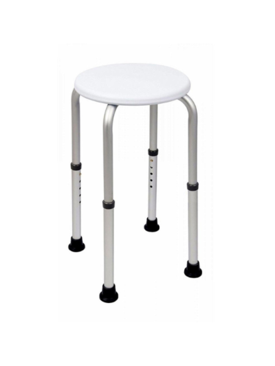 Shower Stool With Circular Seat